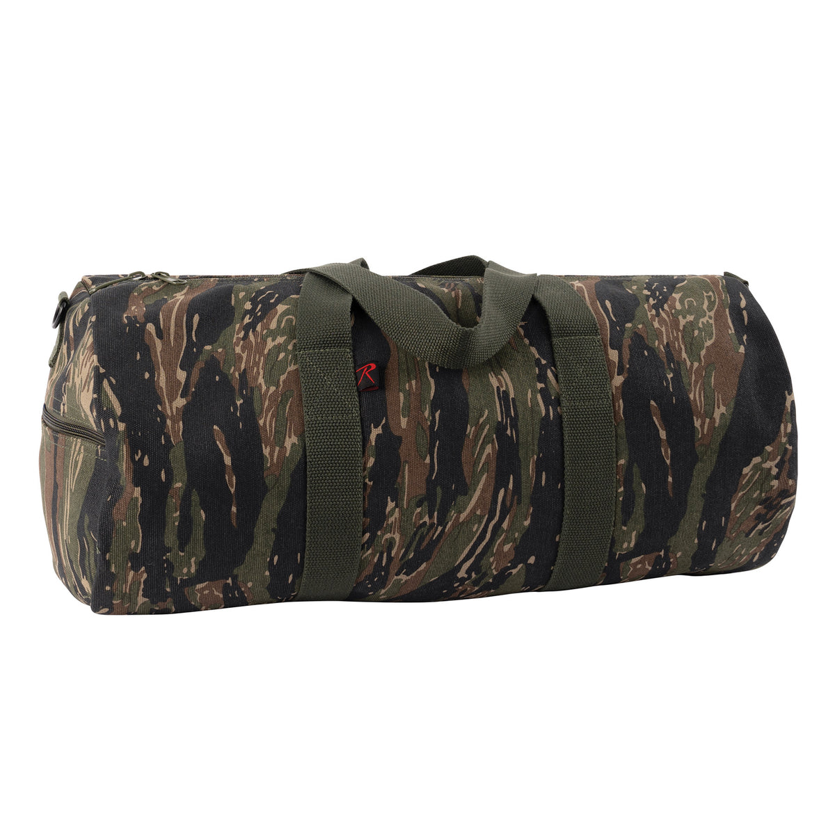 Rothco Canvas Shoulder Duffle Bag - Color : Tiger Stripe Camo, Size : 24 Inches