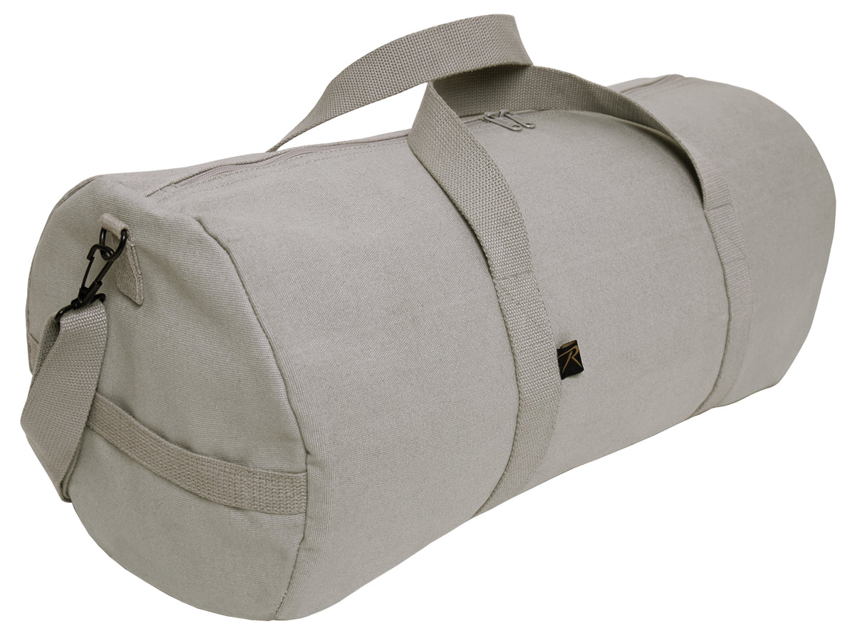 Rothco Canvas Shoulder Duffle Bag - Color : Grey, Size : 24 Inches