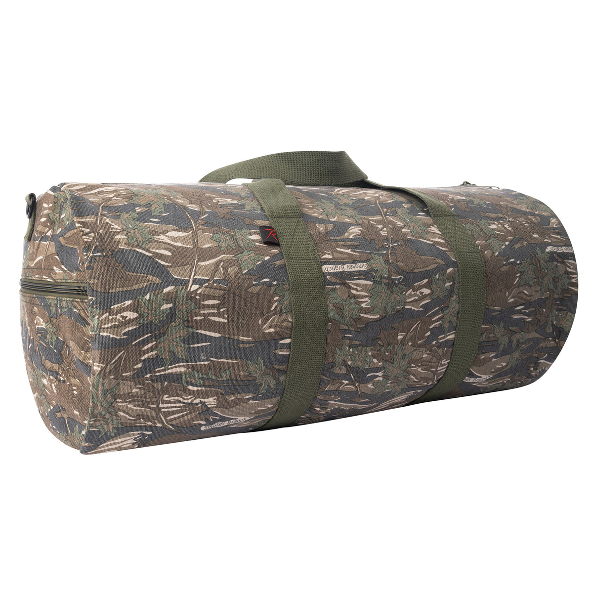 Rothco Canvas Shoulder Duffle Bag - Color : Smokey Branch Camo, Size : 24 Inches