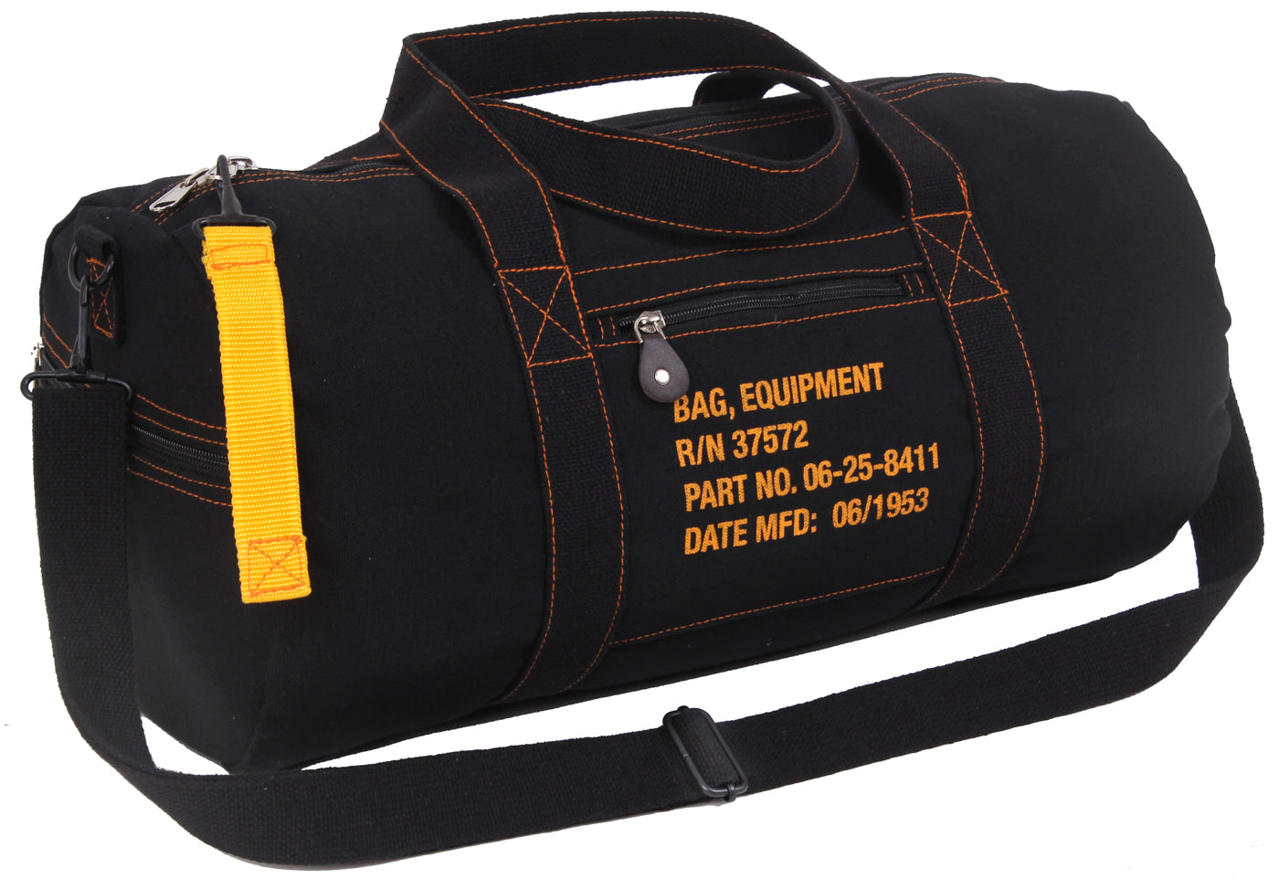 Rothco Canvas Equipment Bag - Color : Black, Size : 19 Inches