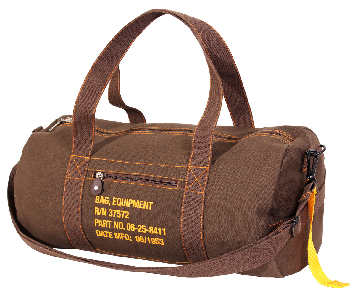 Rothco Canvas Equipment Bag - Color : Earth Brown, Size : 19 Inches