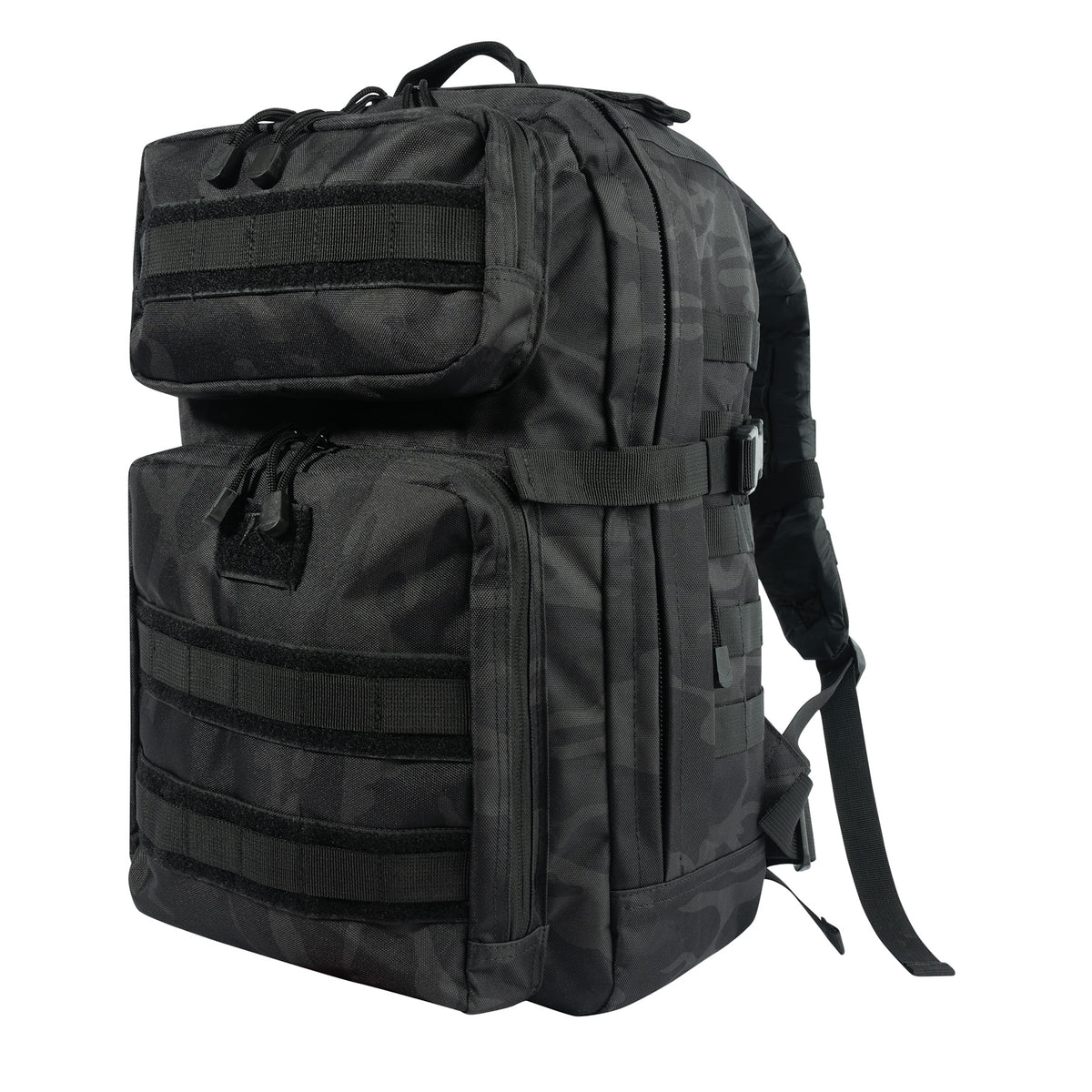 Rothco Fast Mover Tactical Backpack - Color : Midnight Black Camo