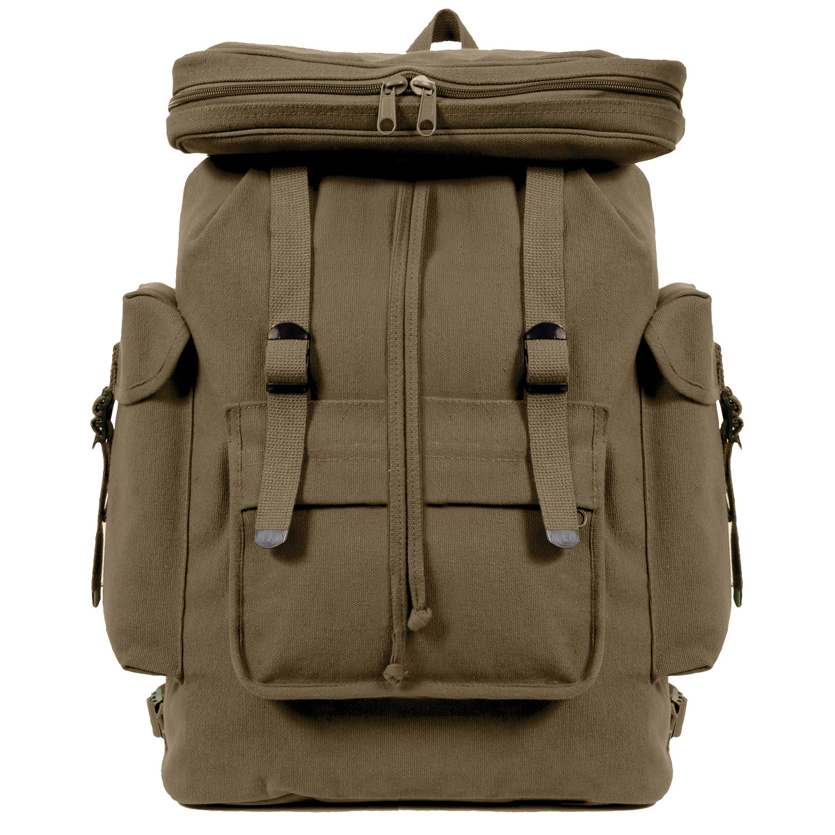 Rothco Canvas European Style Rucksack - Color : Olive Drab