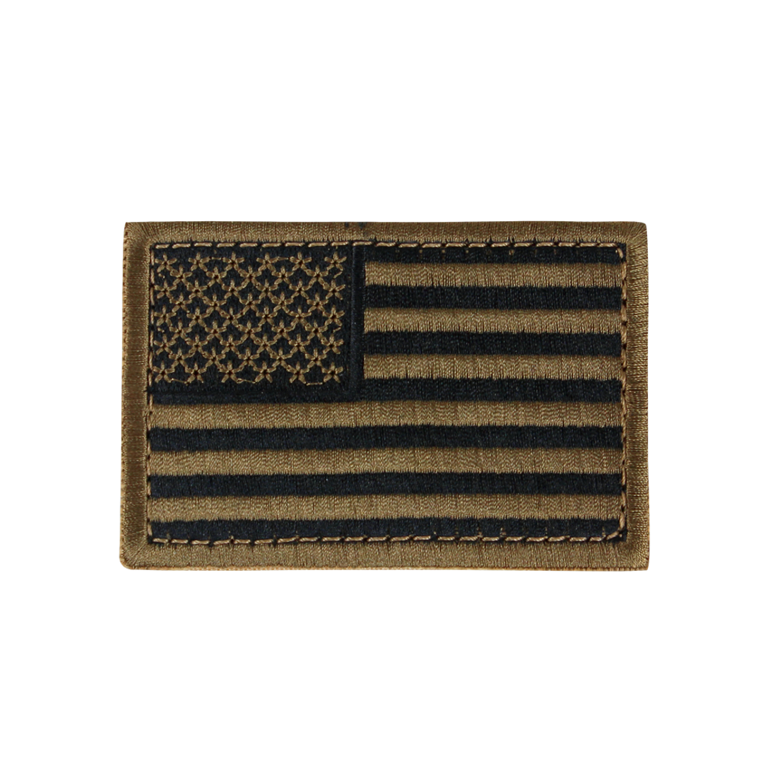 Écusson Condor — US Flag Patch — Brun coyote / 6 pièces
