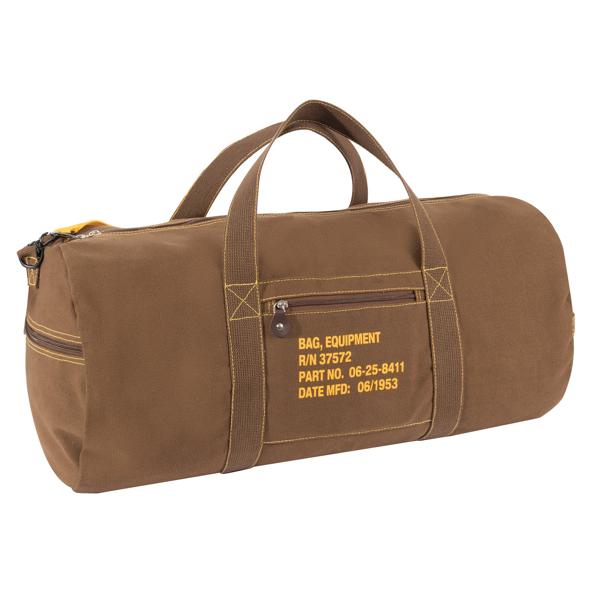 Rothco Canvas Equipment Bag - Color : Earth Brown, Size : 24 Inches