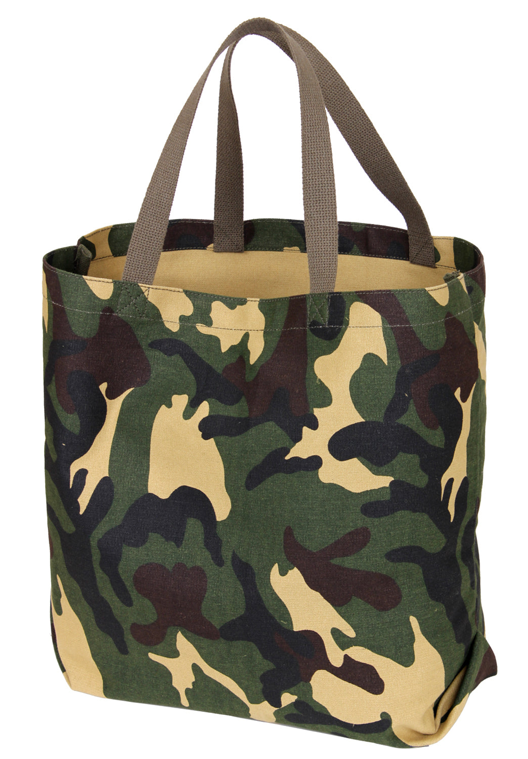 Rothco Canvas Camo and Solid Tote Bag - Color : Woodland Camo