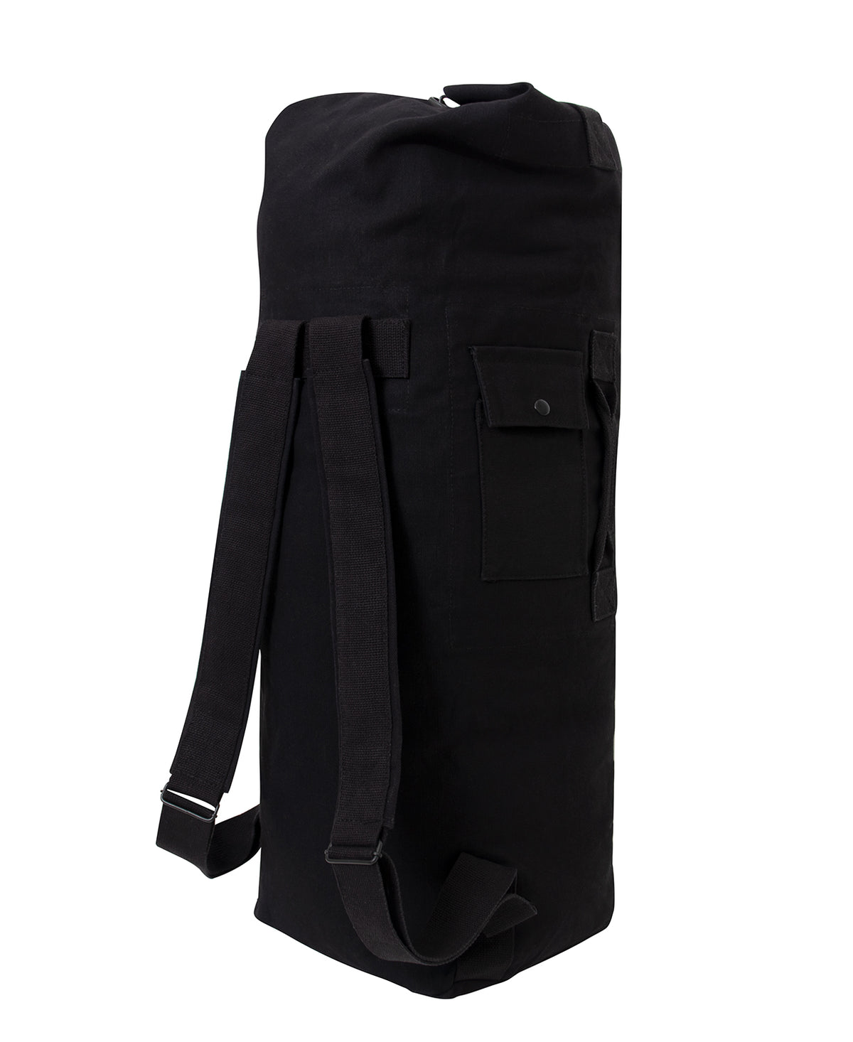 Rothco G.I. Style Canvas Double Strap Duffle Bag - Color : Black