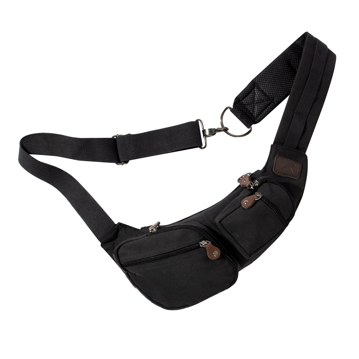 Rothco Crossbody Canvas Sling Bag - Color : Black