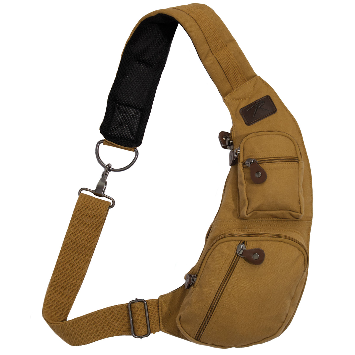 Rothco Crossbody Canvas Sling Bag - Color : Coyote Brown