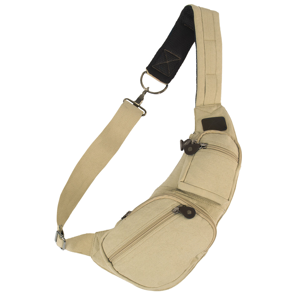 Rothco Crossbody Canvas Sling Bag - Color : Khaki