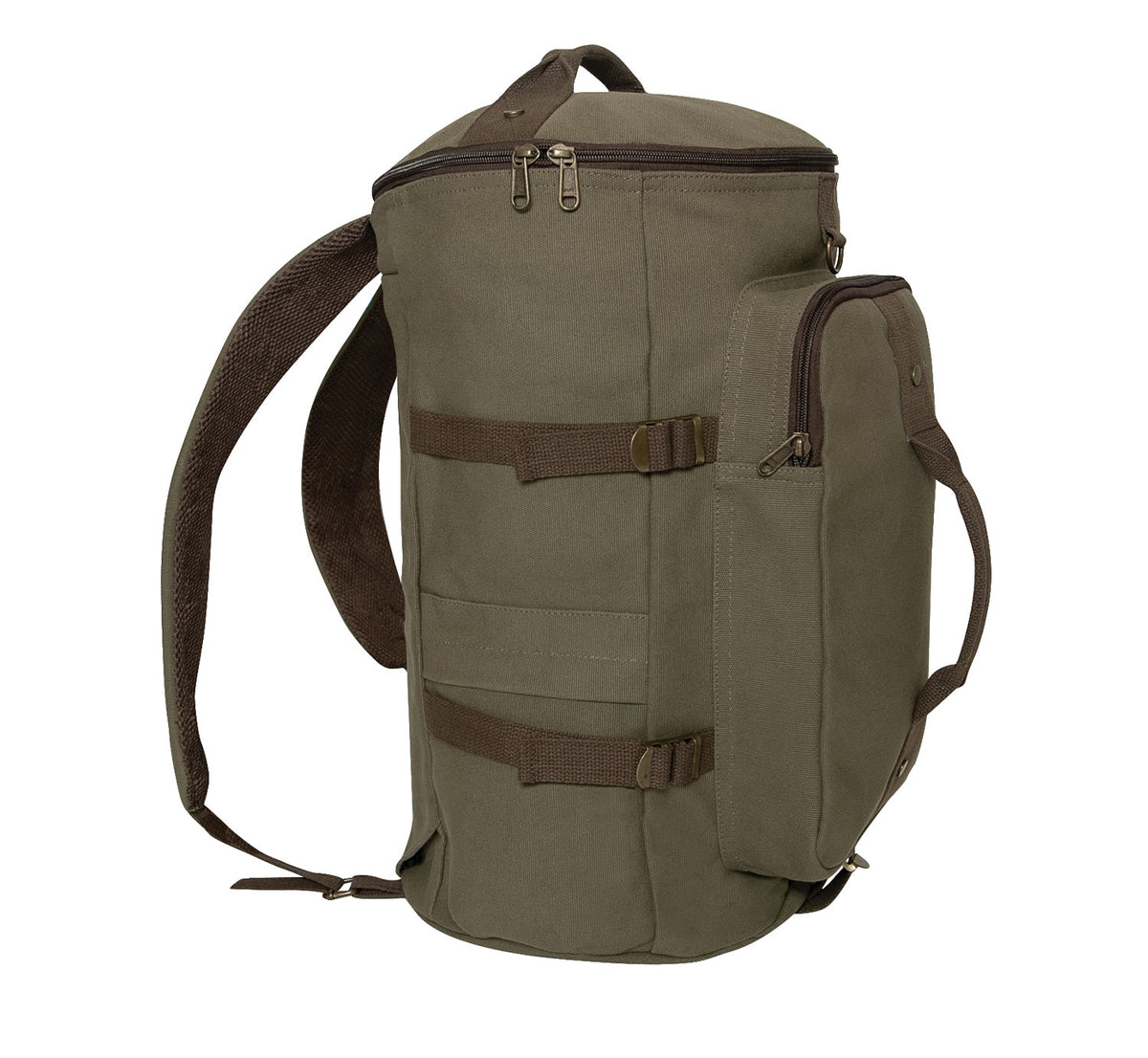 Rothco Convertible Canvas Duffle / Backpack - 19 Inches - Color : Olive Drab