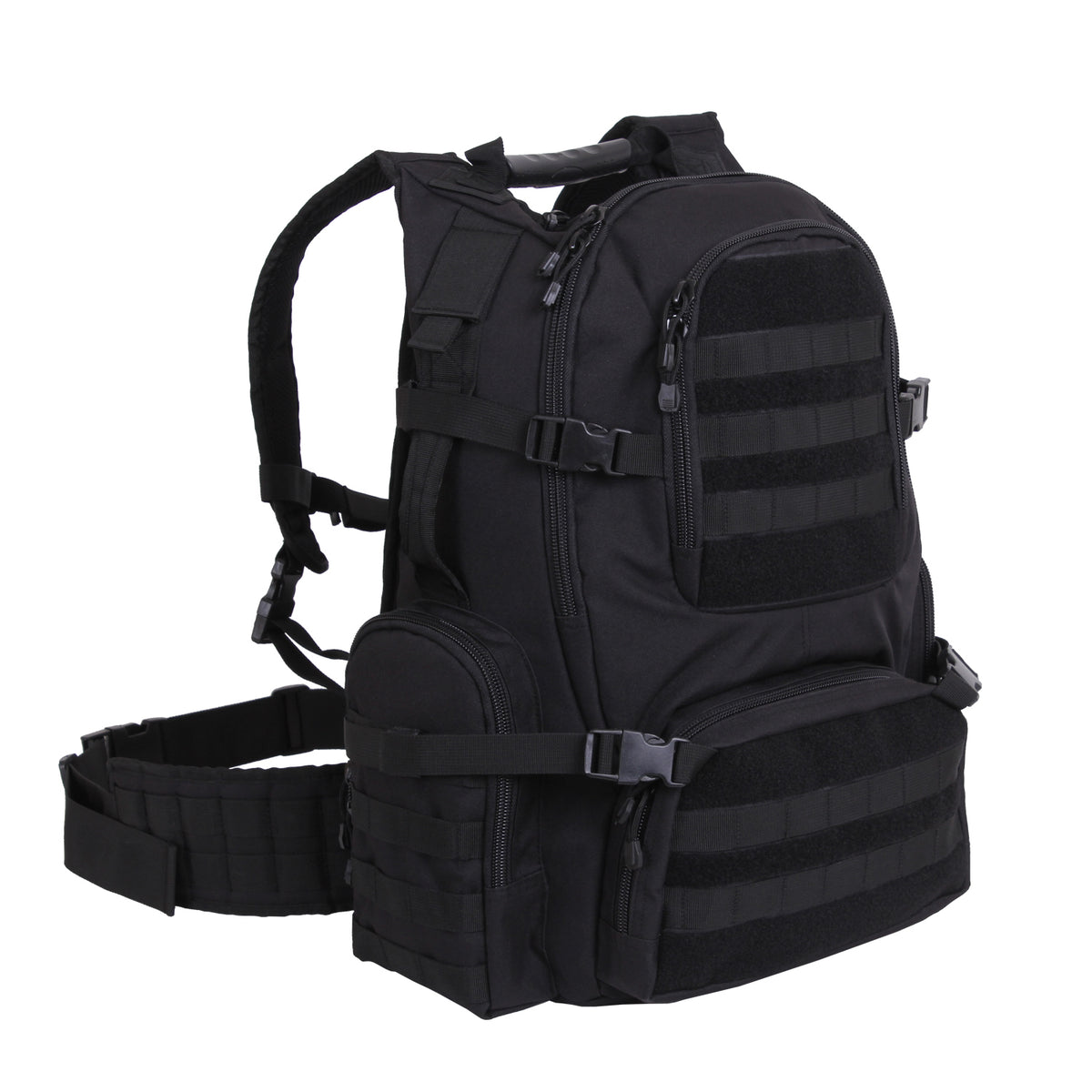 Rothco Multi-Chamber MOLLE Assault Pack - Color : Black