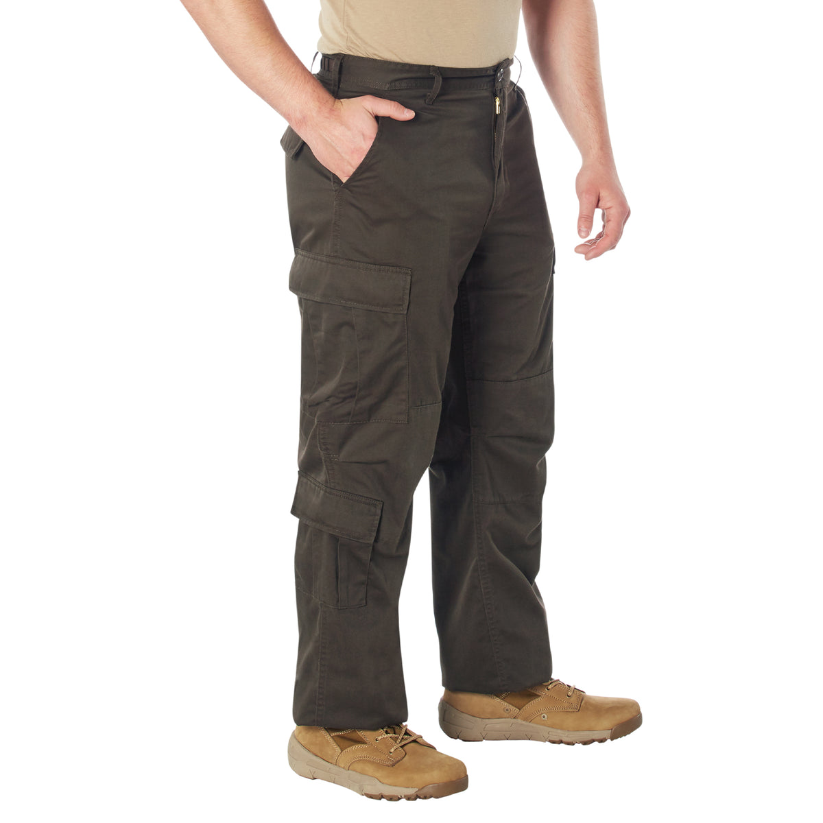 Rothco Vintage Paratrooper Cargo Fatigue Pants - Color : Brown, Size : 3XL