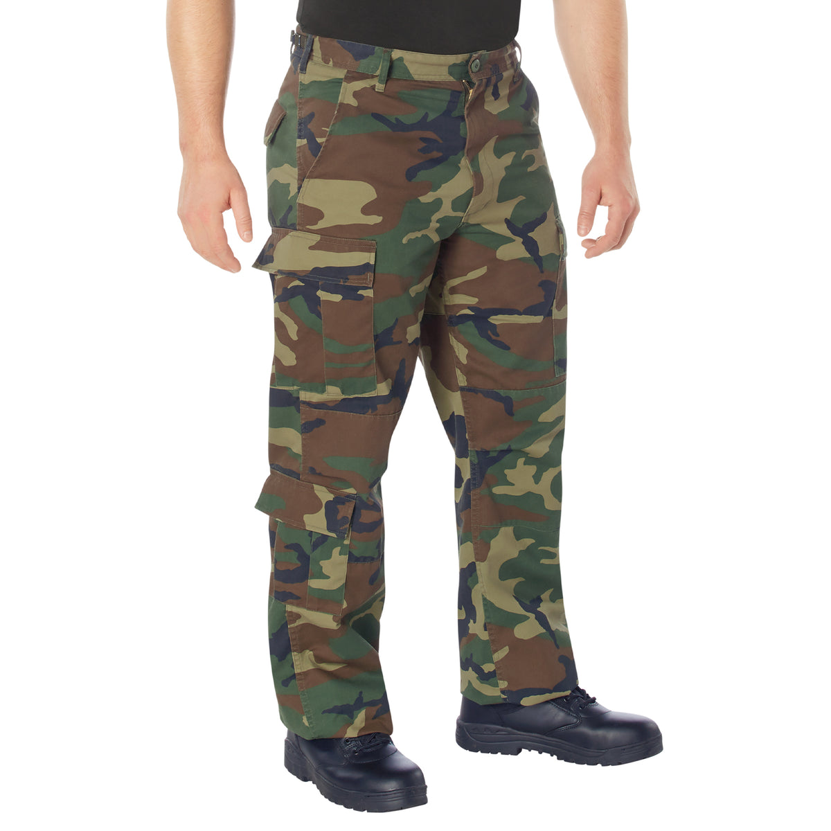 Rothco Vintage Paratrooper Cargo Fatigue Pants - Color : Woodland Camo, Size : 5XL