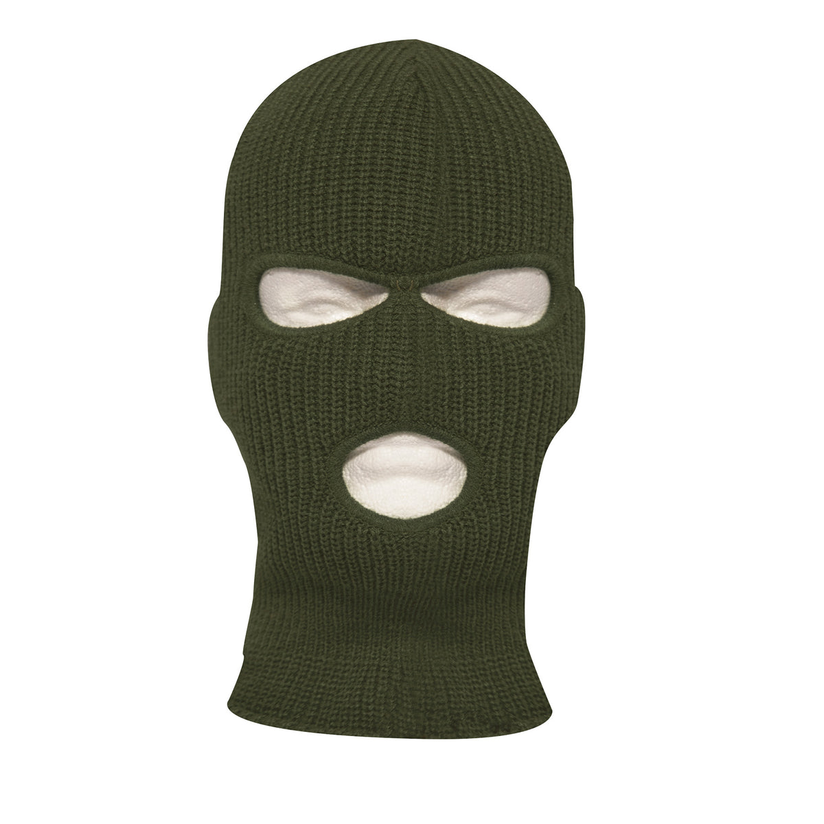 Rothco Fine Knit Three Hole Facemask - Color : Olive Drab