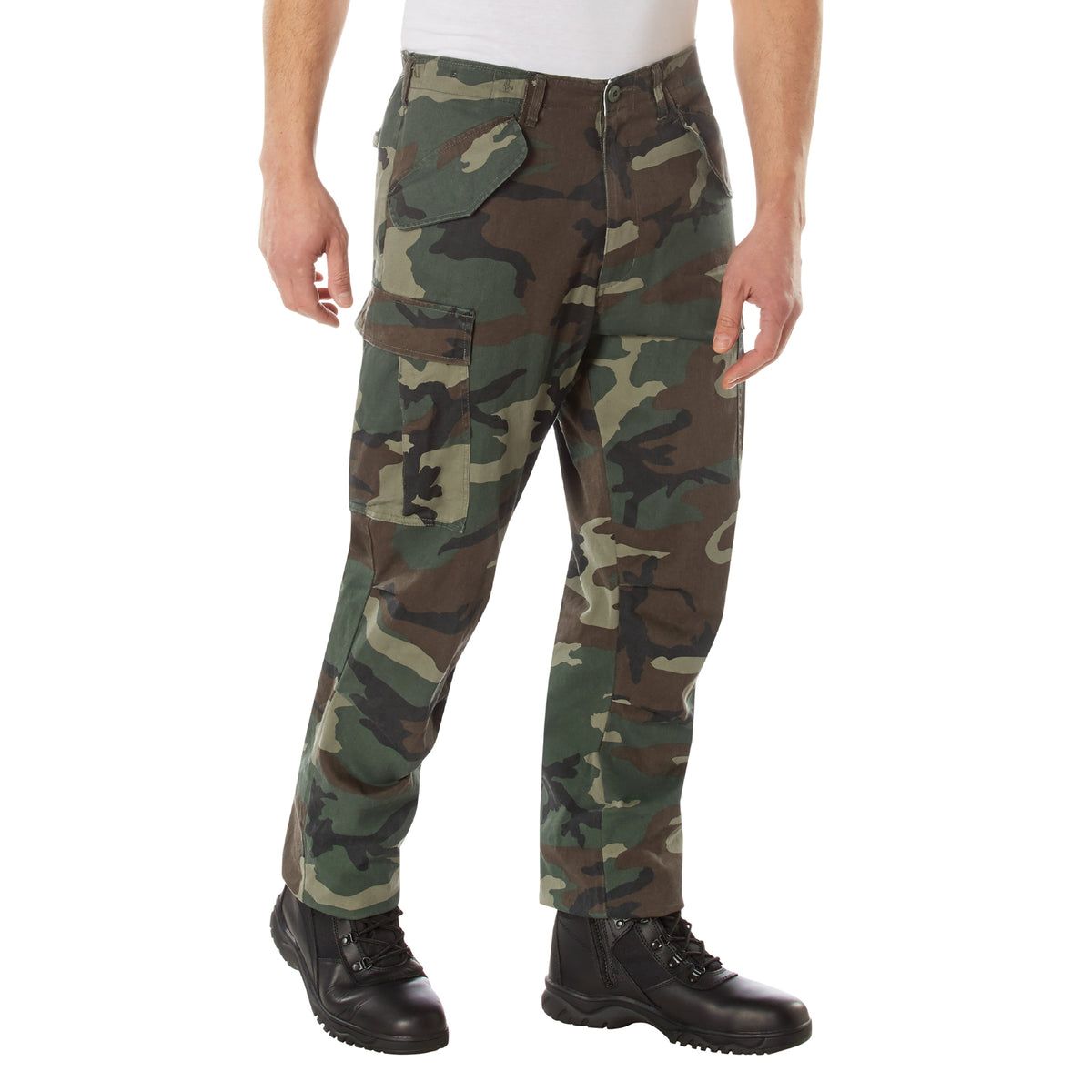 Rothco Vintage M-65 Field Pant - Color : Woodland Camo, Size : 2XL