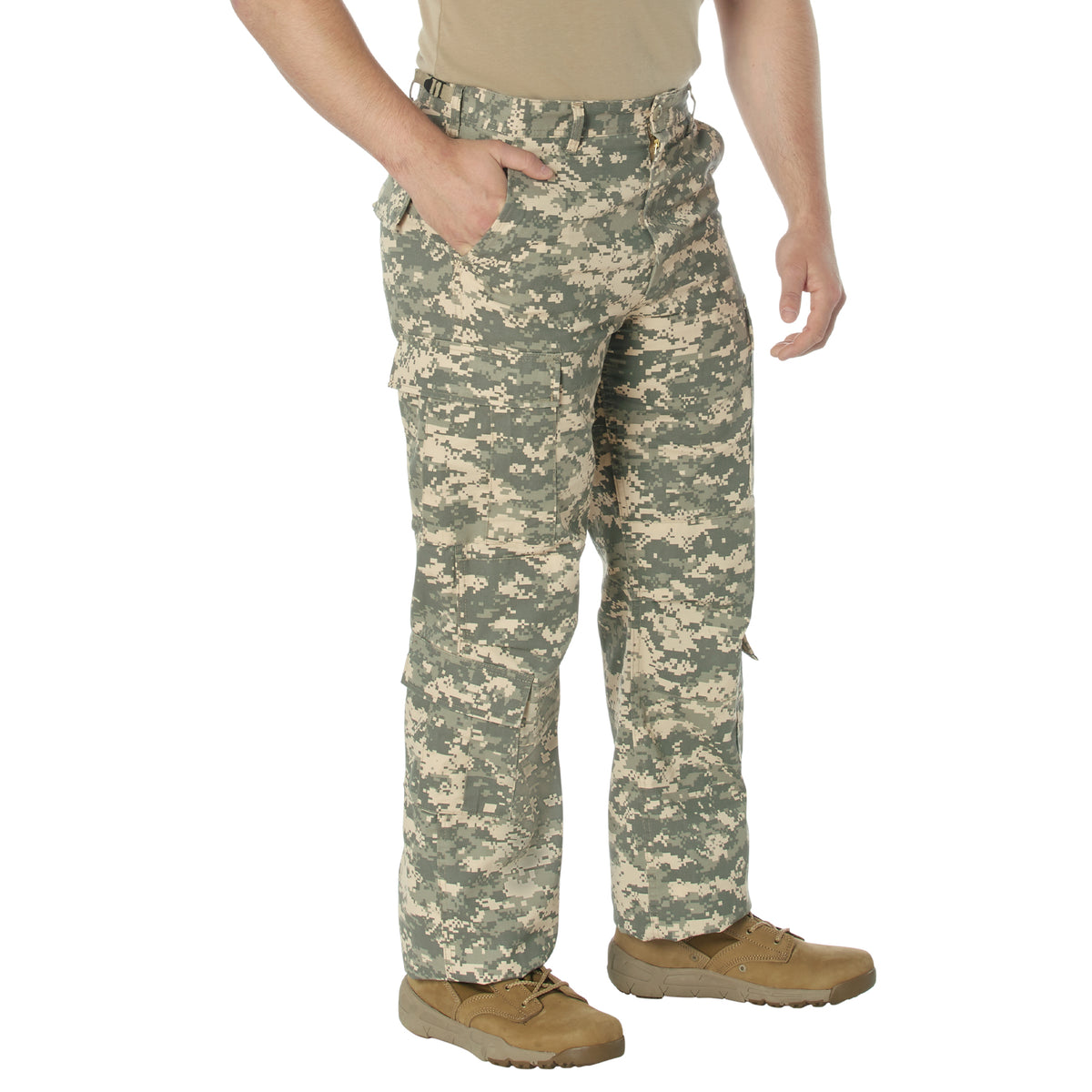 Rothco Vintage Paratrooper Cargo Fatigue Pants - Color : ACU Digital Camo, Size : 2XL