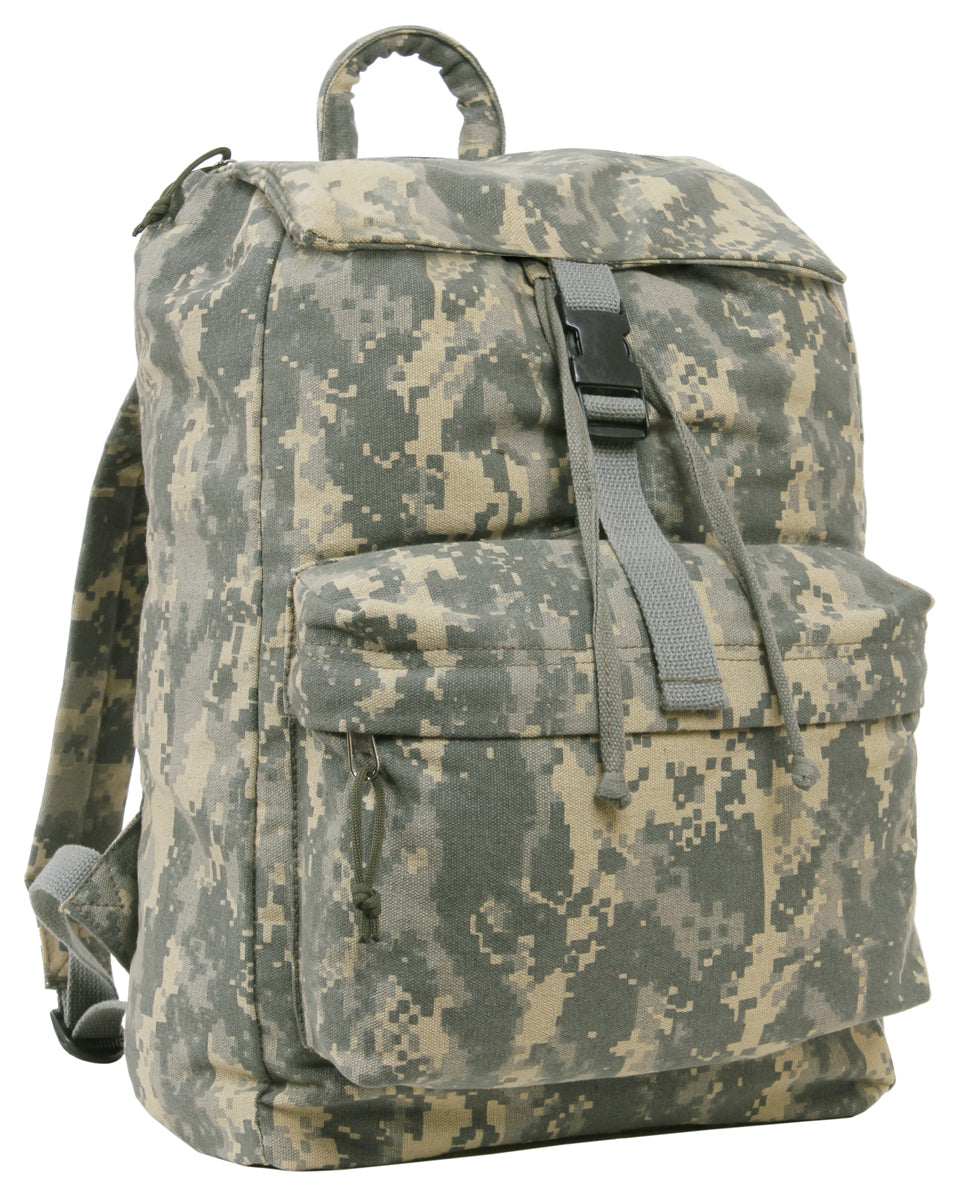 Rothco Canvas Daypack - Color : ACU Digital Camo