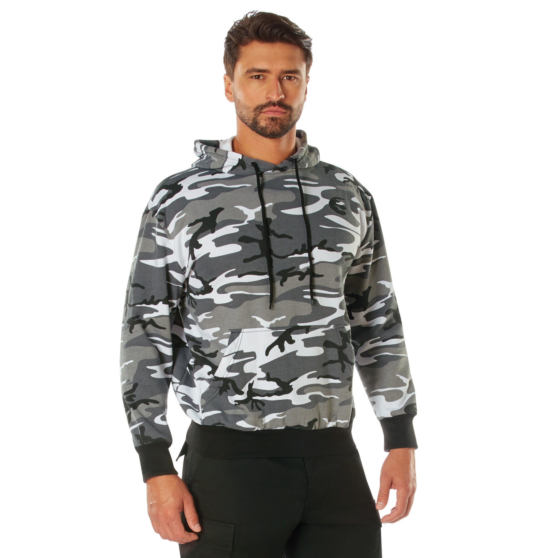 Rothco Camo Pullover Hooded Sweatshirt - Color : City Camo, Size : 3XL