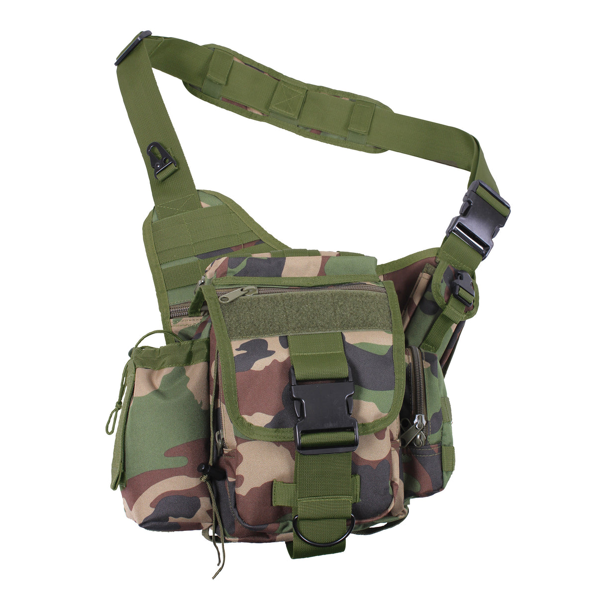 Rothco Advanced Tactical Crossbody Bag - Color : Woodland Camo