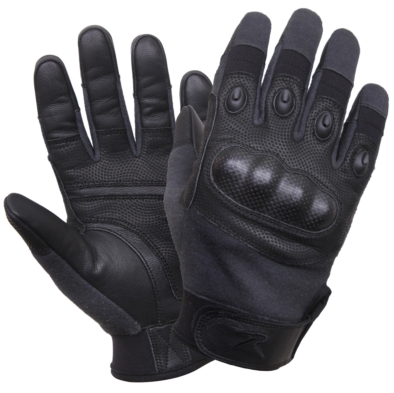 Rothco Carbon Fiber Hard Knuckle Cut/Fire-Resistant Gloves - Color : Black, Size : 2XL