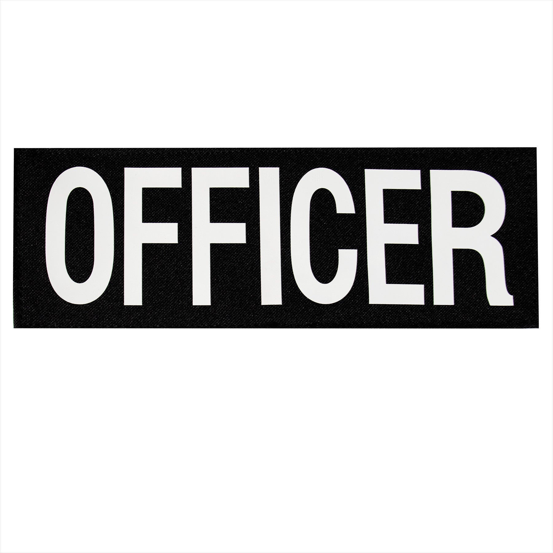 Rothco Officer Patch With Hook Back - Size : S