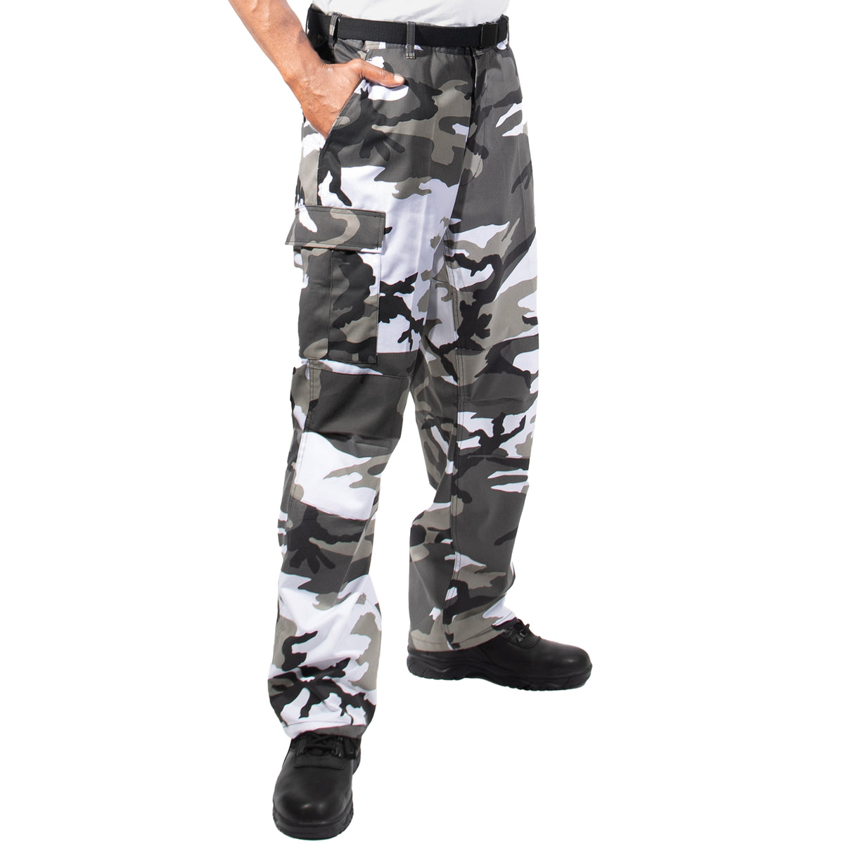 Rothco Relaxed Fit Zipper Fly BDU Pants - Color : City Camo, Size : 3XL