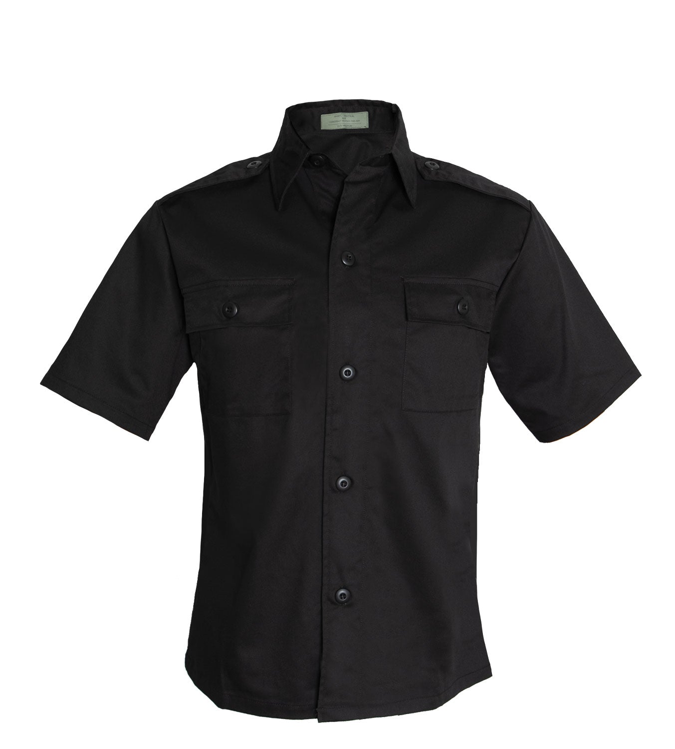 Rothco Short Sleeve Tactical Shirt - Black - Size : 5XL