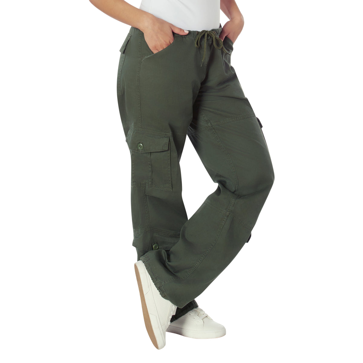Rothco Womens Vintage Paratrooper Fatigue Pants - Color : Olive Drab, Size : 2XL