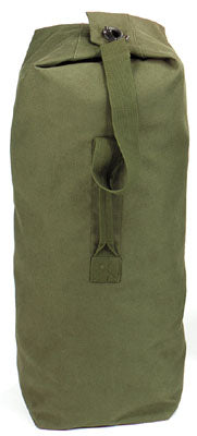 Rothco Heavyweight Top Load Canvas Duffle Bag - Color : Olive Drab, Size : 30" x 50"