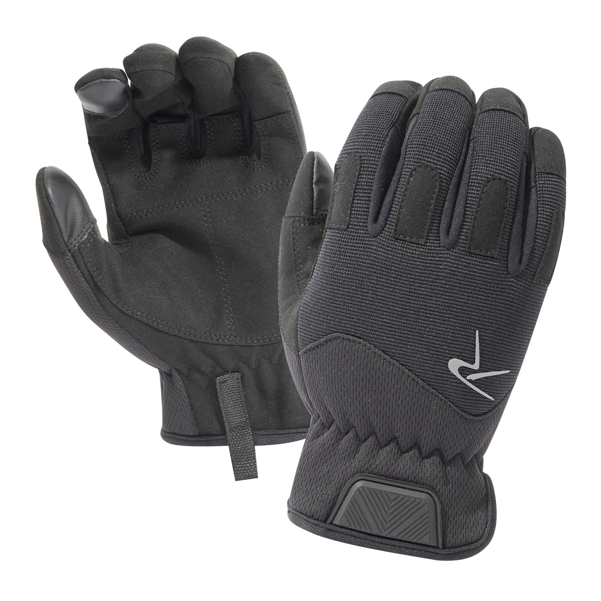 Rothco Rapid Fit Duty Gloves - Color : Black, Size : XS