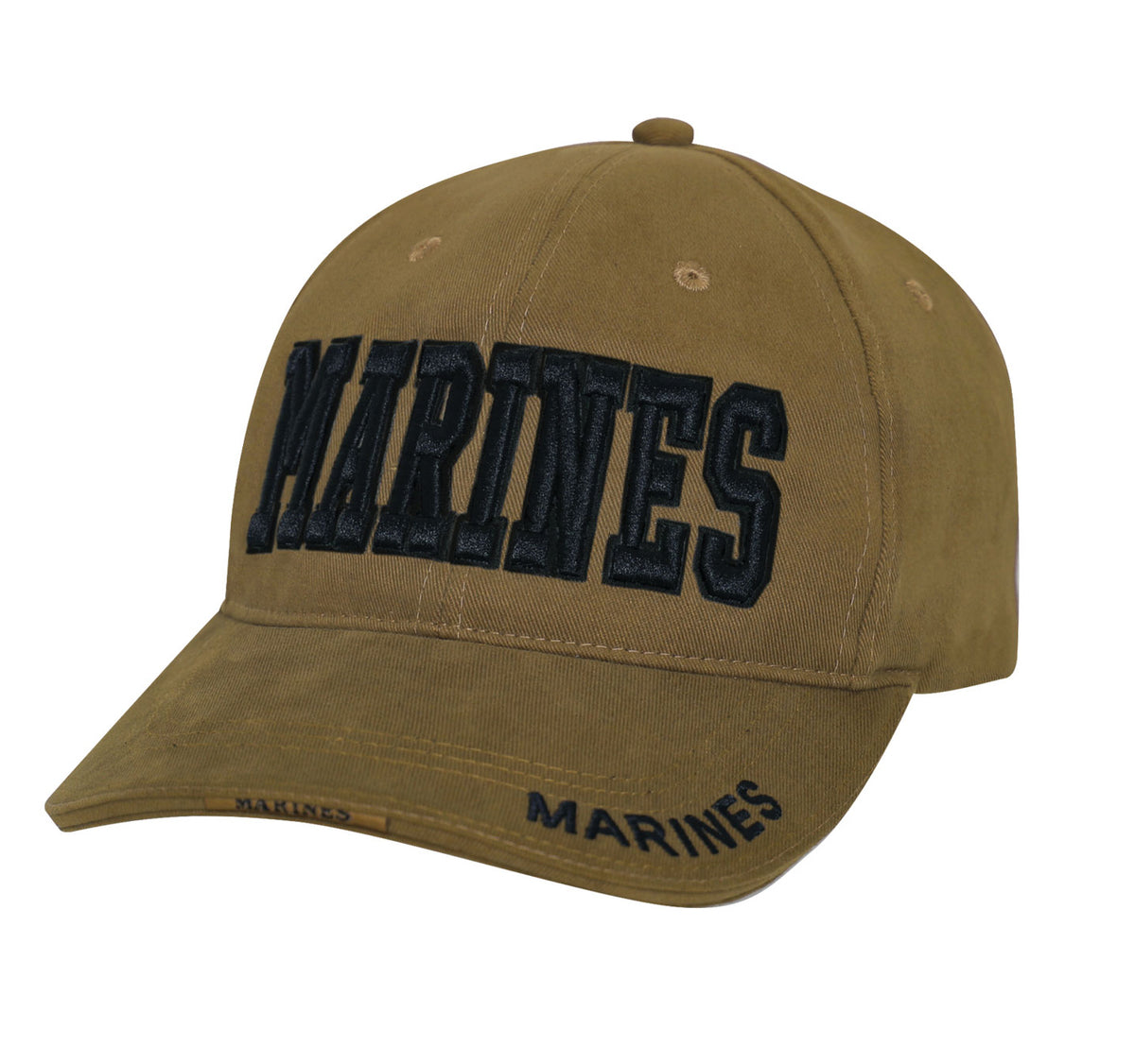 Rothco Deluxe Marines Low Profile Insignia Cap - Color : Coyote Brown