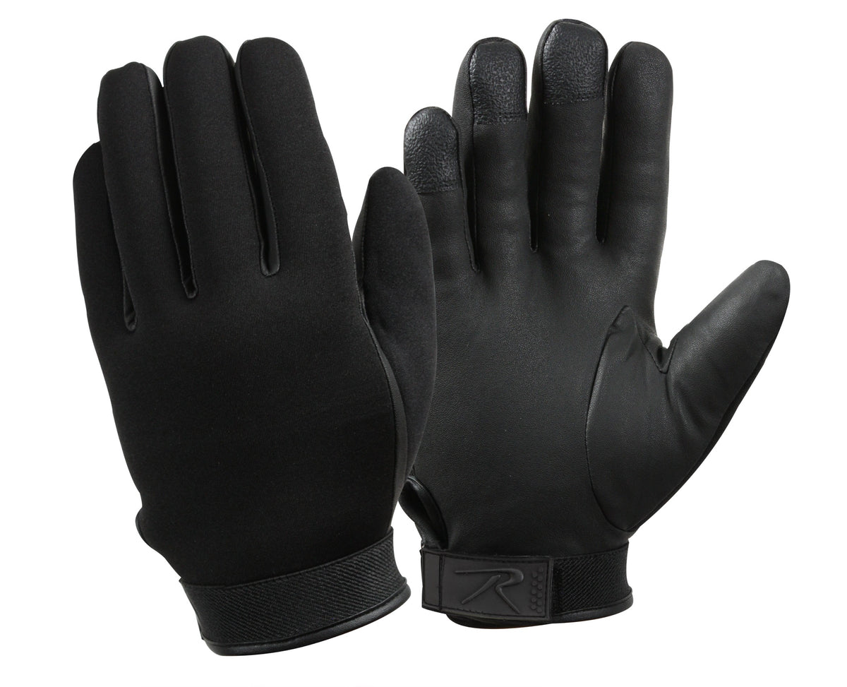 Rothco Cold Weather Neoprene Duty Gloves - Black - Size : 2XL