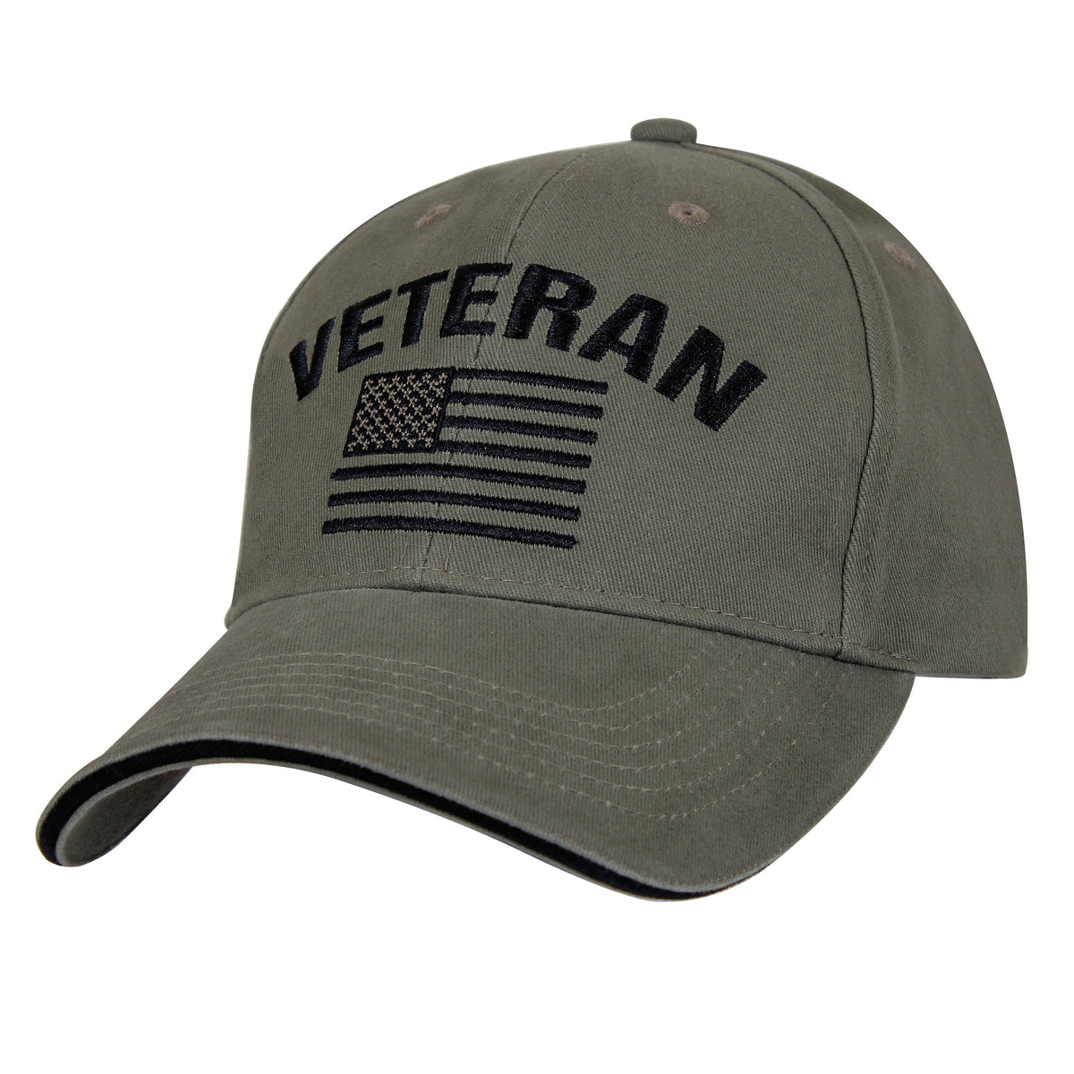 Rothco Vintage Veteran Low Pro Cap - Color : Olive Drab
