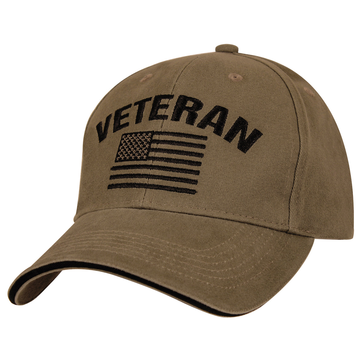 Rothco Vintage Veteran Low Pro Cap - Color : Coyote Brown