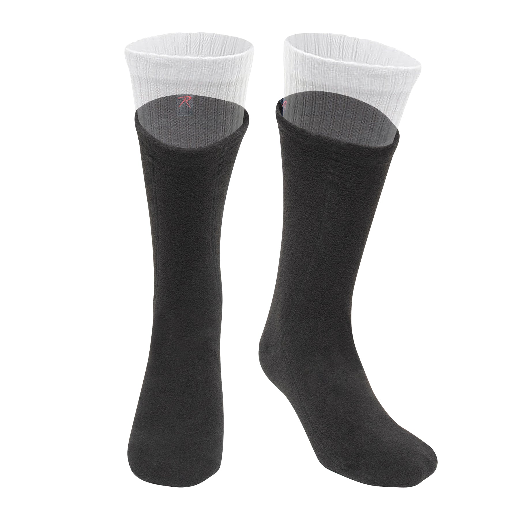 Rothco Polar Fleece Boot Liners - Color : Black, Size : XL