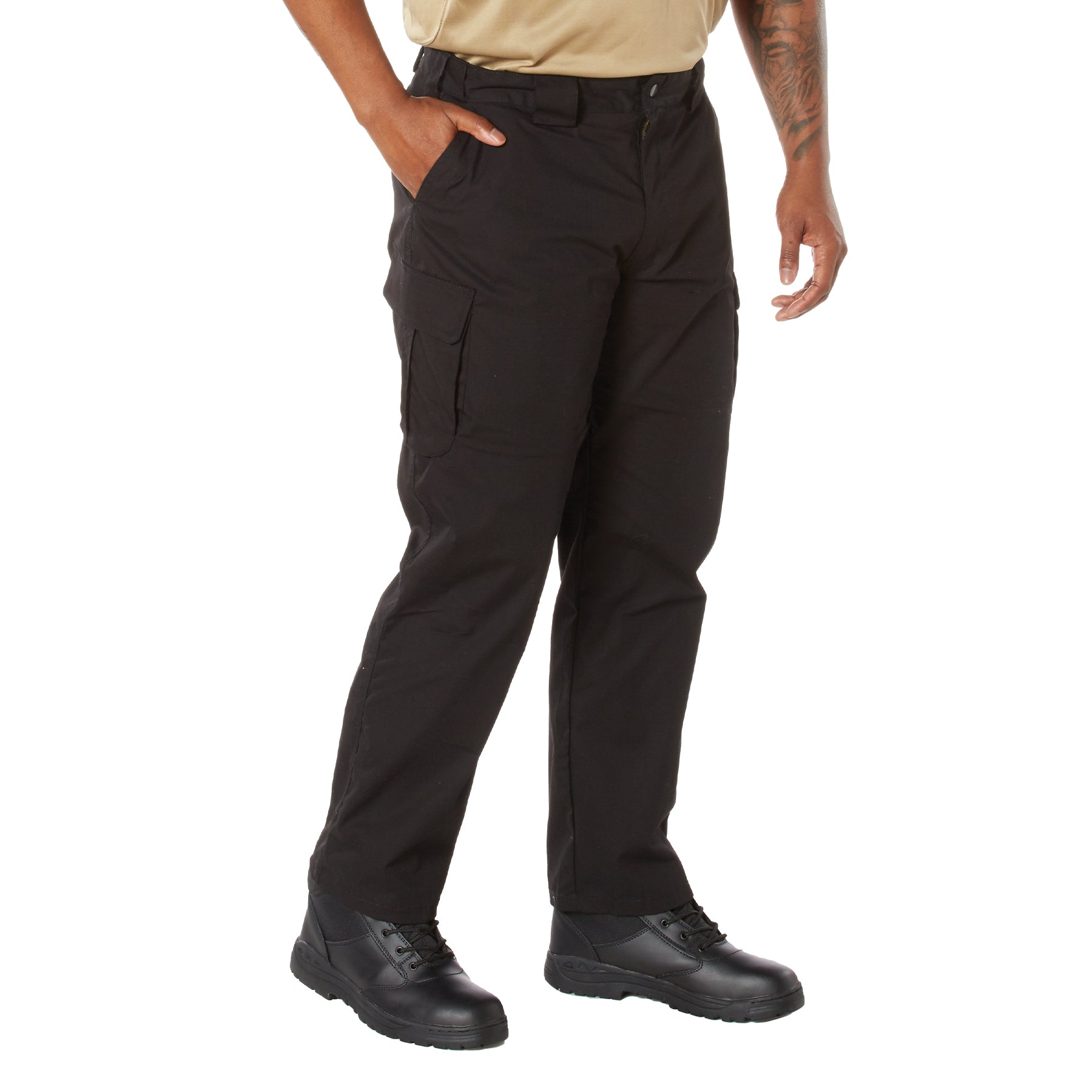 Rothco Tactical 10-8 Lightweight Field Pants - Color : Black, Size : 48W x 31L