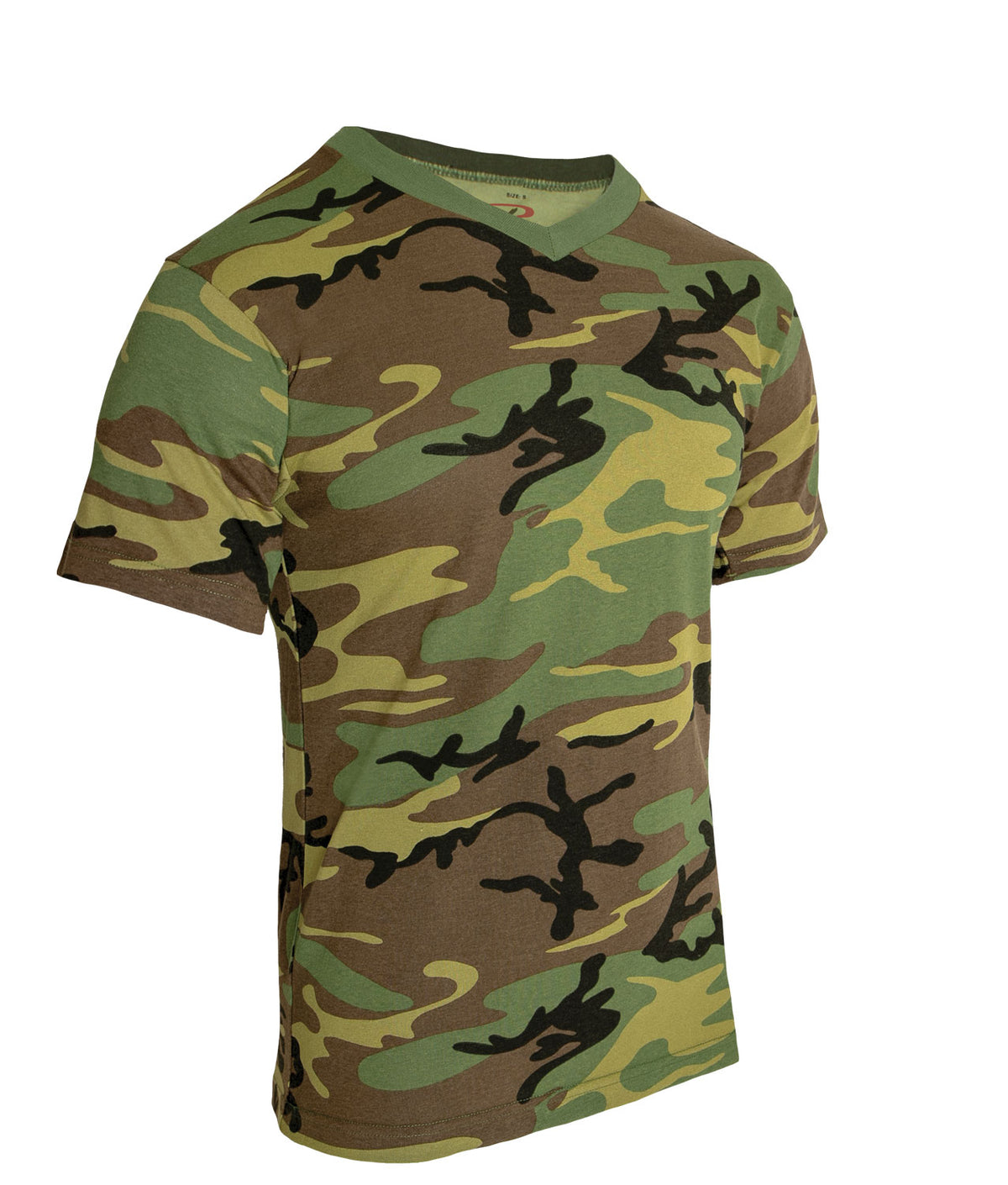 Rothco Camo V-Neck T-Shirt - Size : S