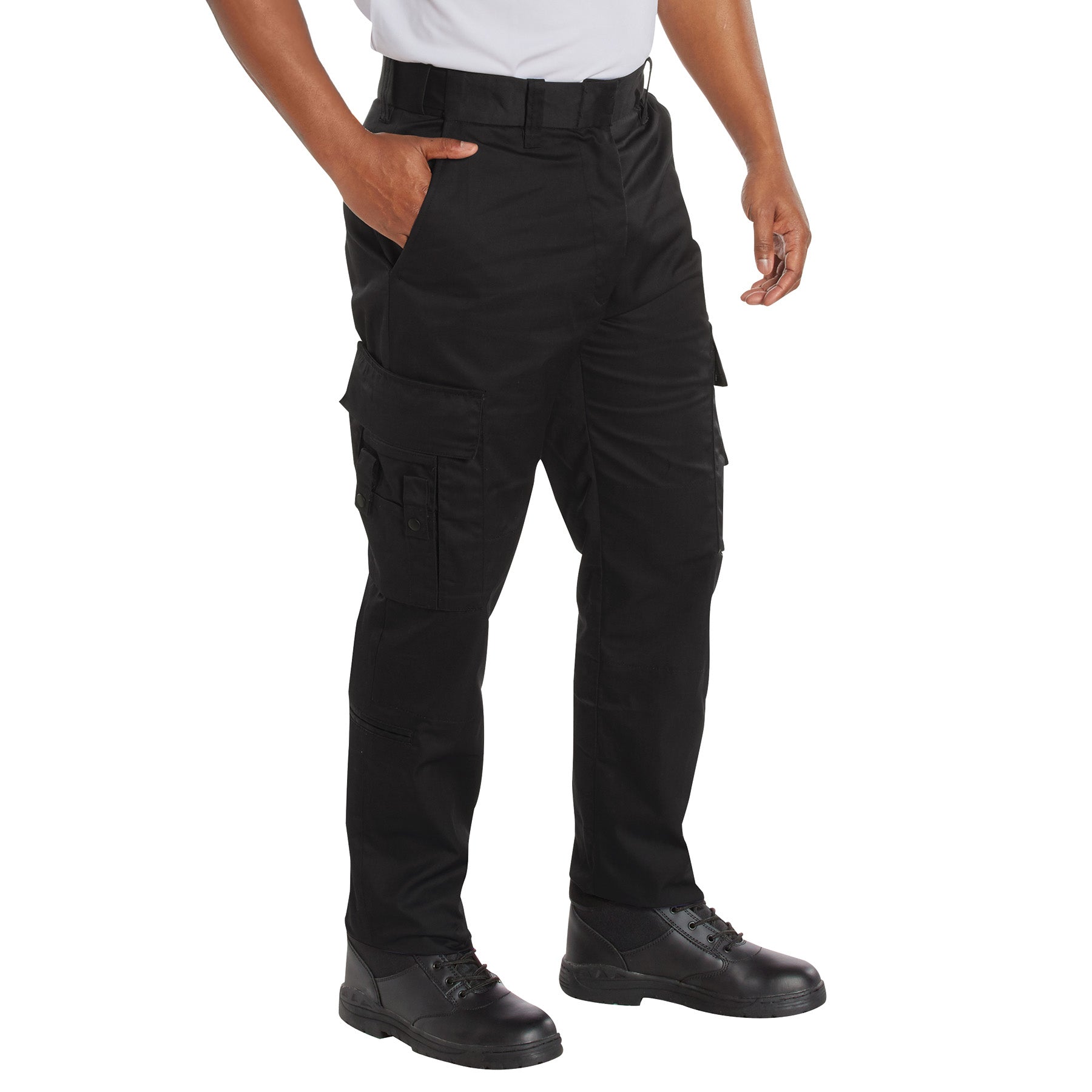 Rothco Deluxe EMT (Emergency Medical Technician) Paramedic Pants - Color : Black, Size : 46W x 32L