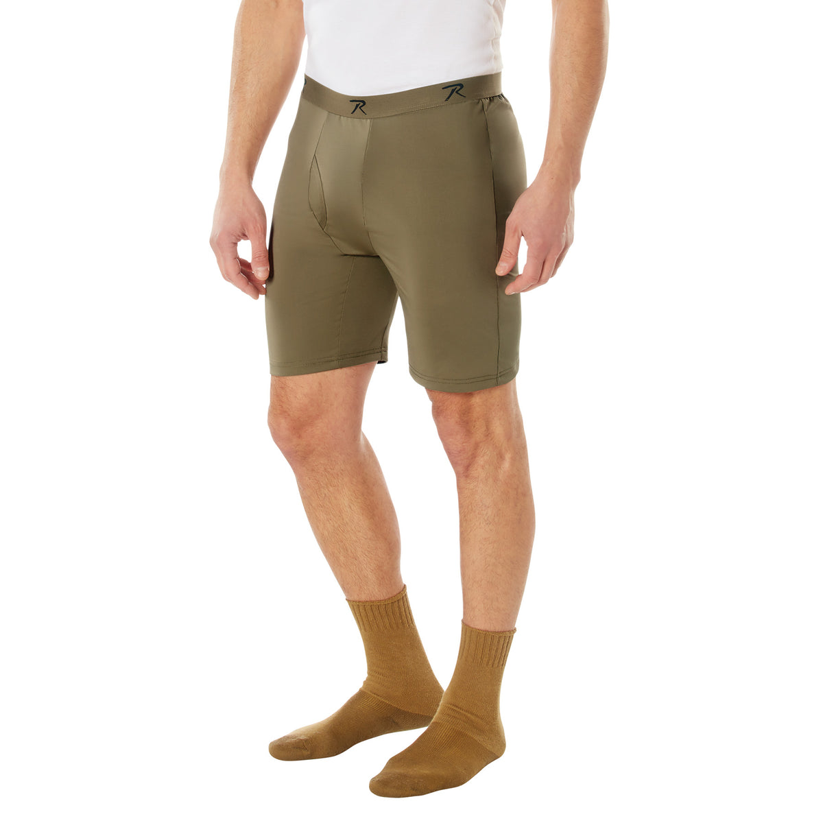 Rothco Moisture Wicking Performance Boxer Shorts - Color : AR 670-1 Coyote Brown, Size : 2XL