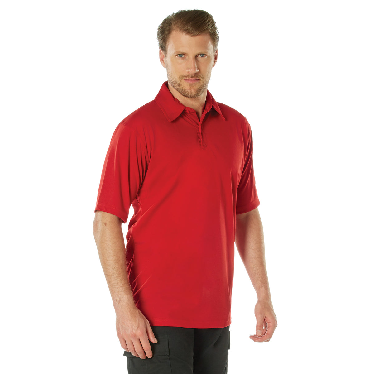 Rothco Tactical Performance Polo Shirt - Color : Red, Size : 3XL