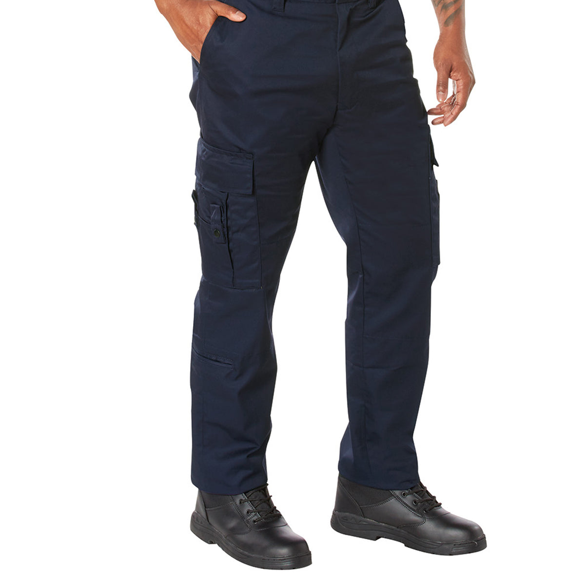 Rothco Deluxe EMT (Emergency Medical Technician) Paramedic Pants - Color : Navy Blue, Size : 46W x 32L