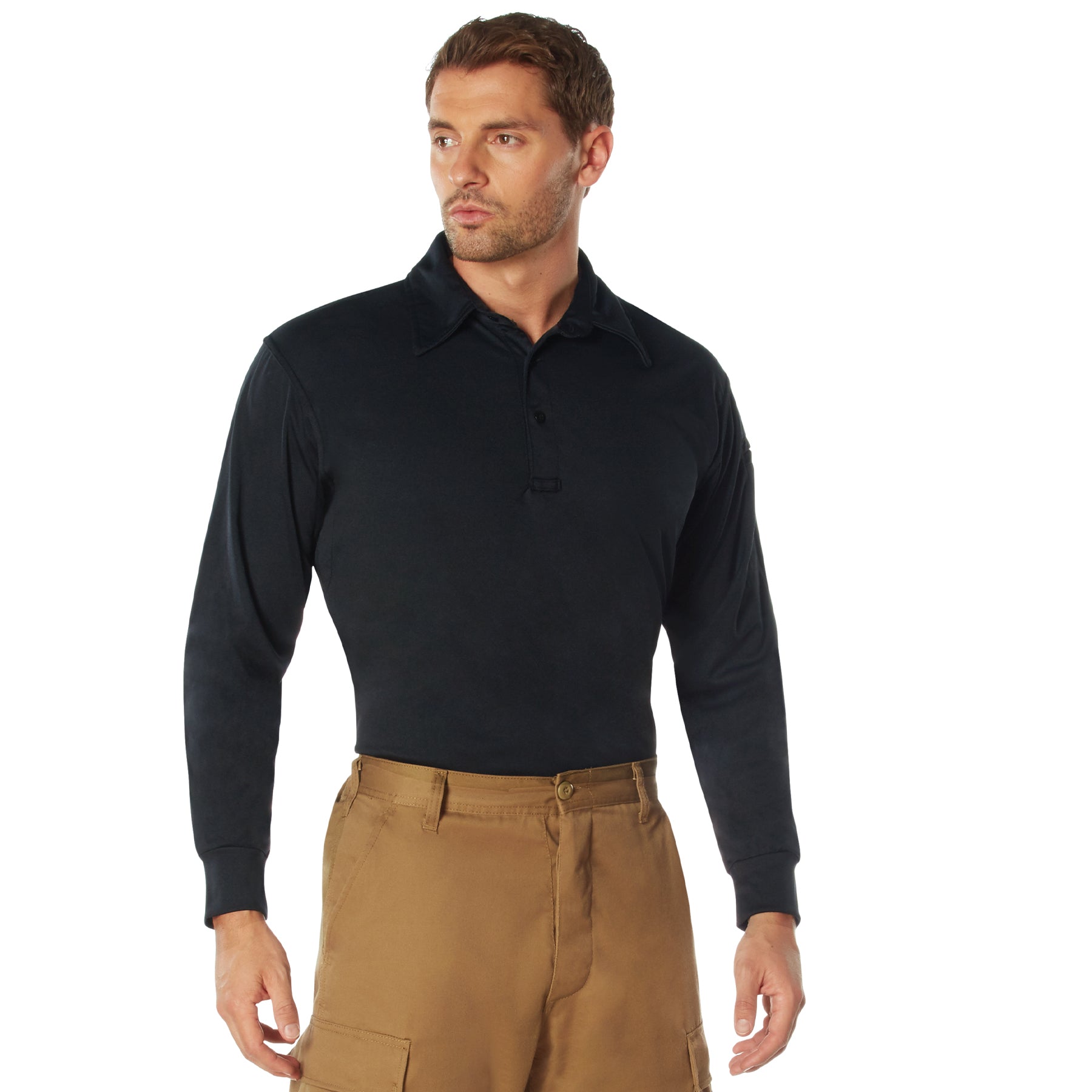 Rothco Long Sleeve Tactical Performance Polo - Size : 3XL