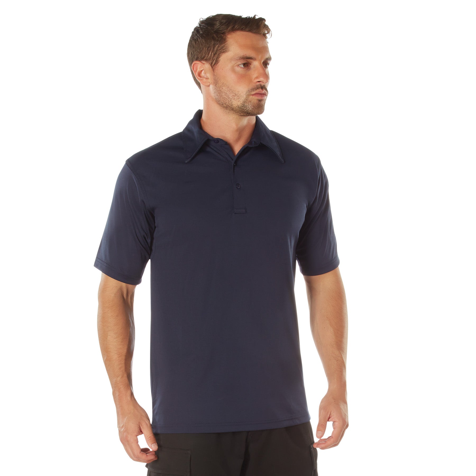 Rothco Tactical Performance Polo Shirt - Color : Midnight Navy Blue, Size : 3XL