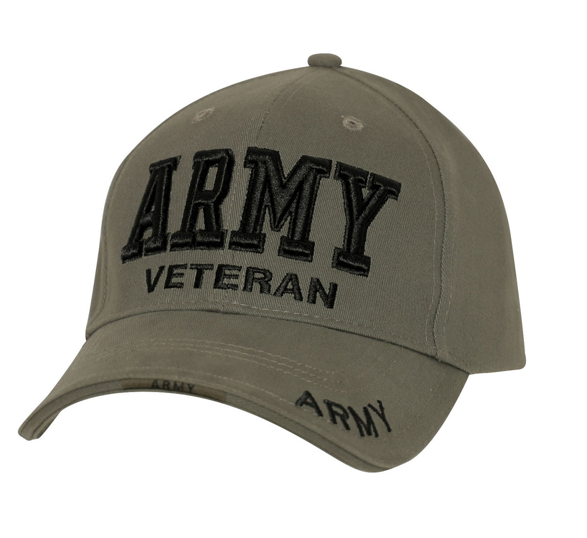 Rothco Deluxe Low Profile Army Veteran Cap - Color : Olive Drab