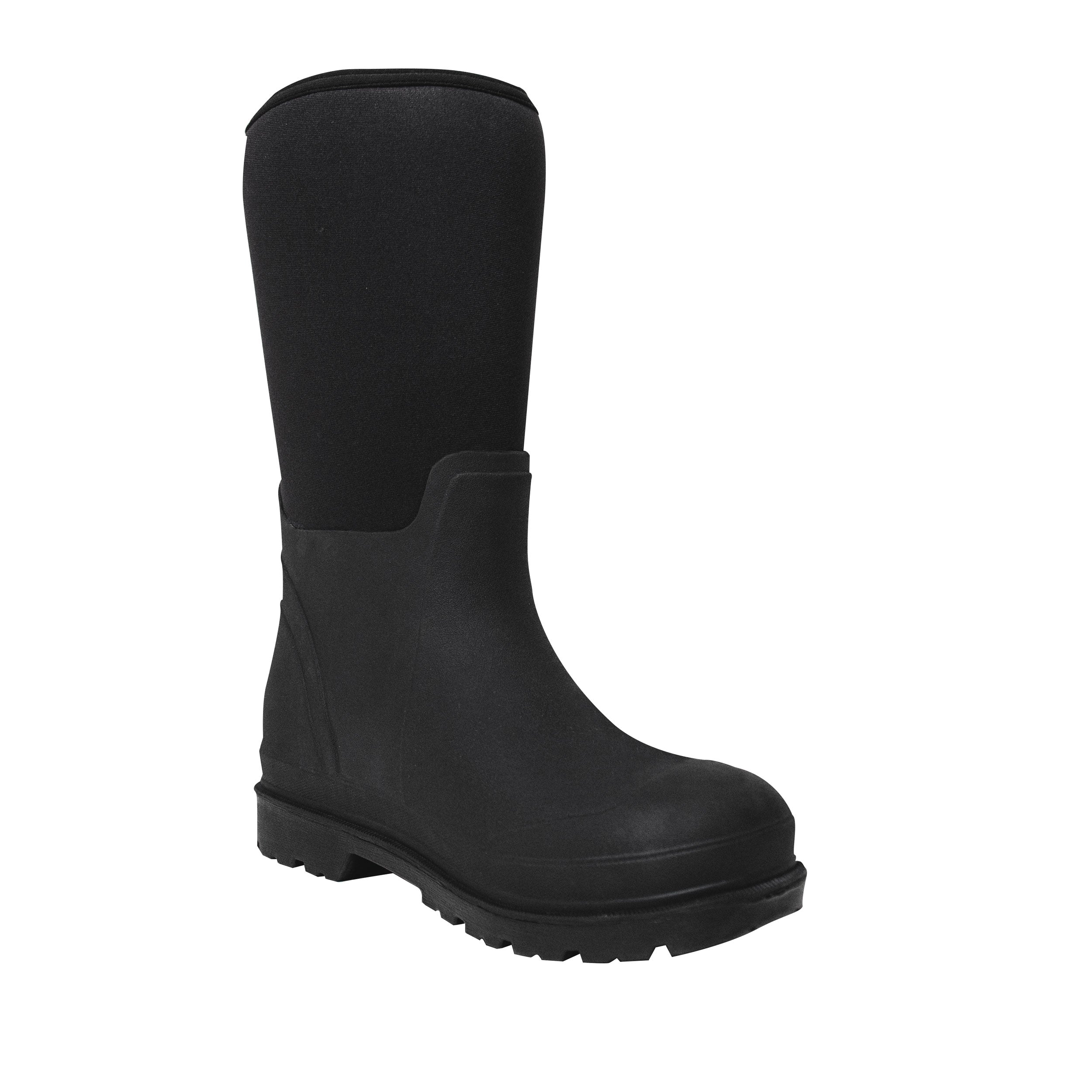 Rothco Waterproof Rubber Boots - Black - 14.5 Inch - Shoe Size : 13