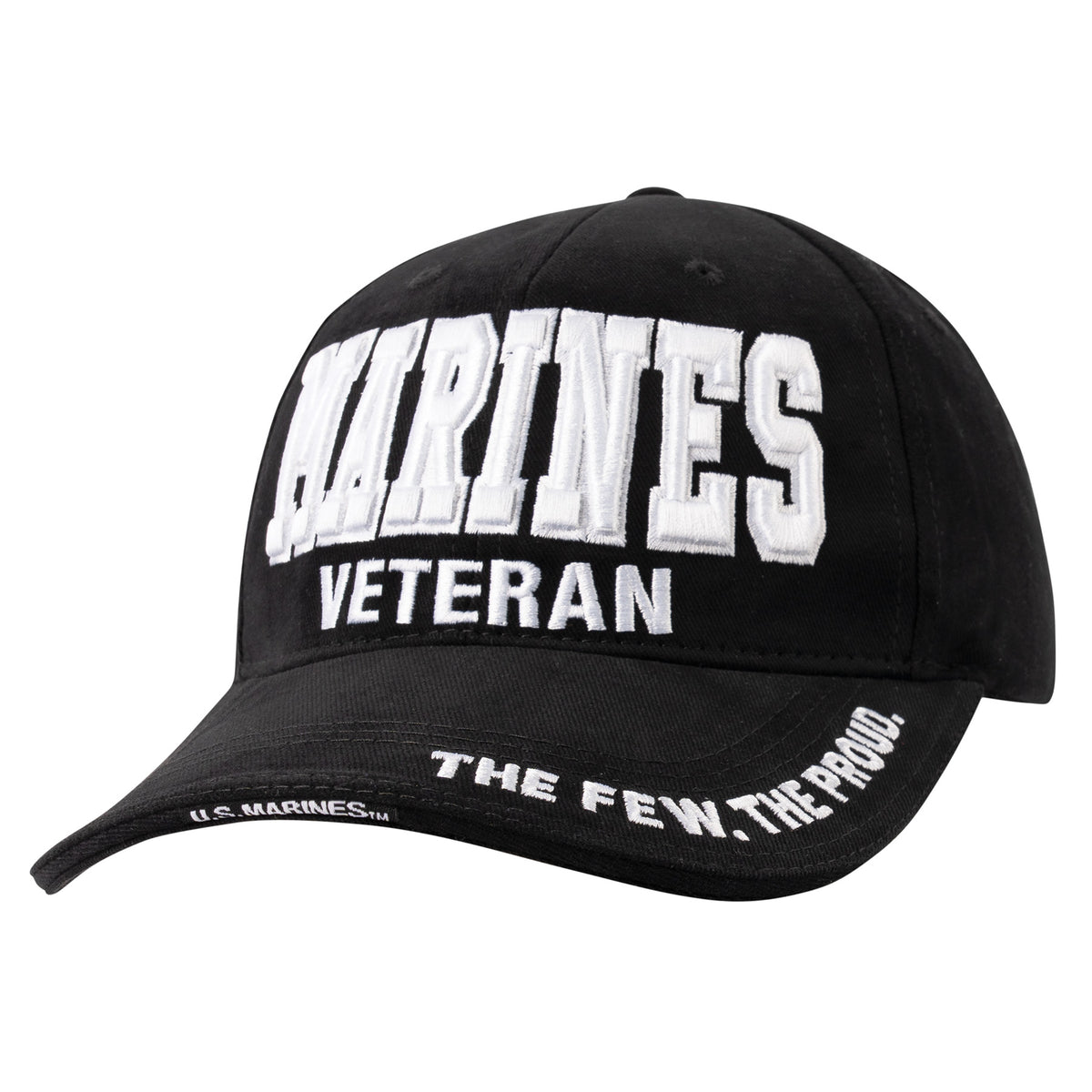 Rothco Deluxe Low Profile Military Branch Veteran Cap - Emblem : Marines