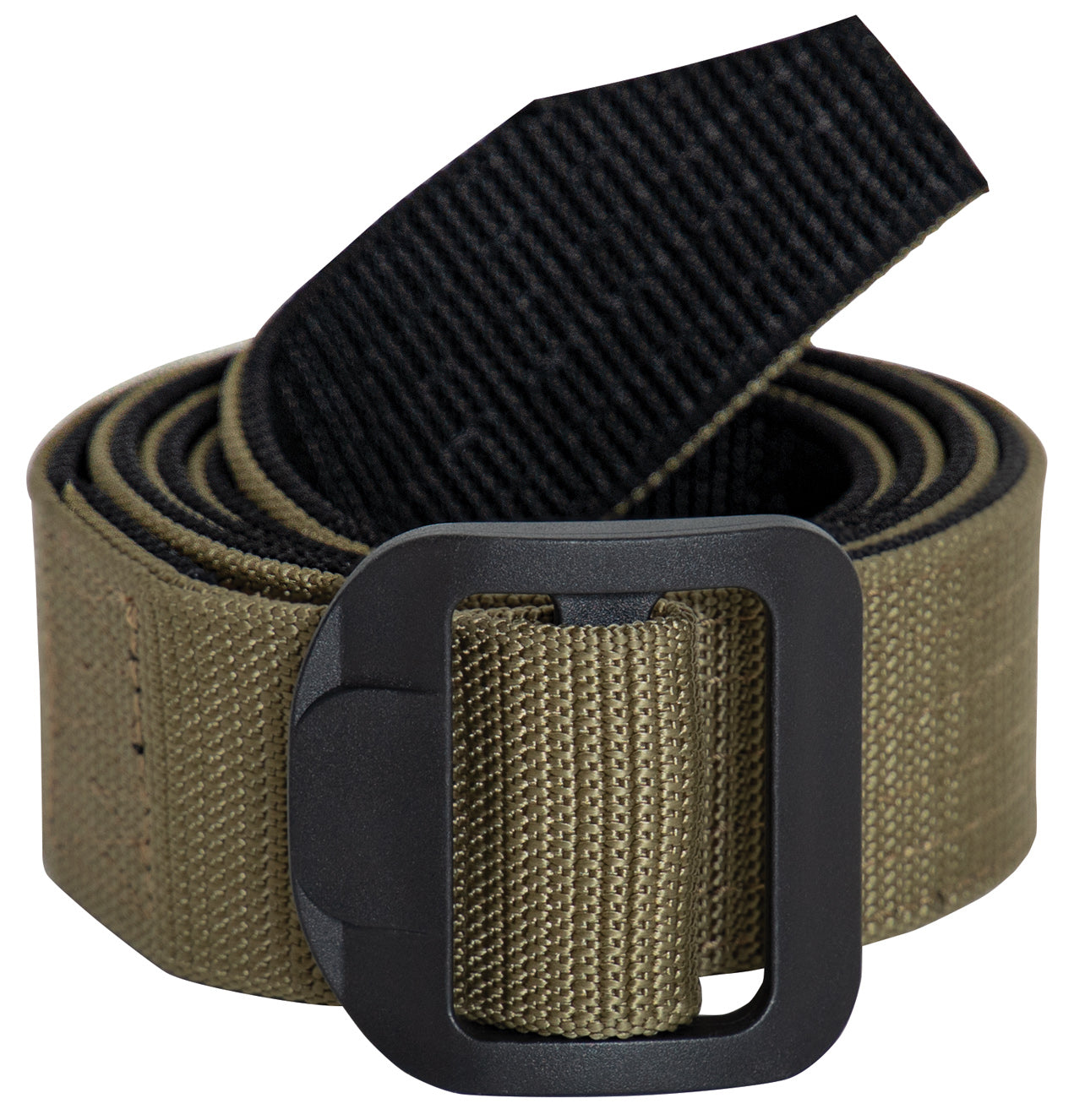 Rothco Reversible Airport Friendly Riggers Belt - Black / Coyote - Size : XL