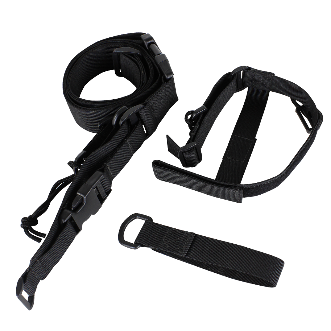 Sangle Condor — 3-Point Sling — Noir