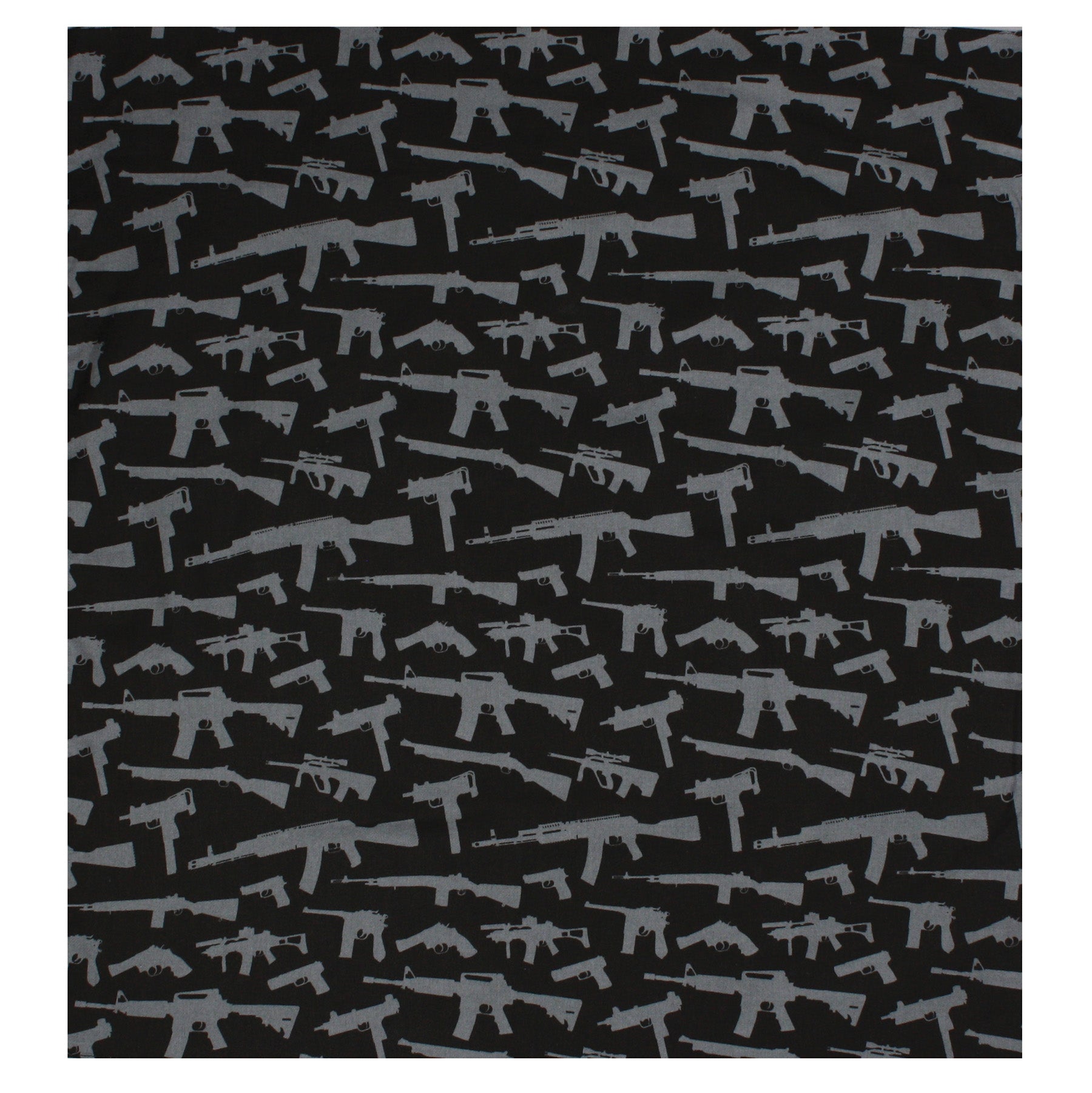 Rothco Gun Pattern Bandana - Color : Black